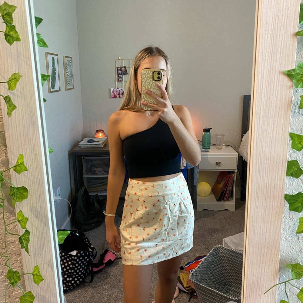 Princess Polly silk skirt
